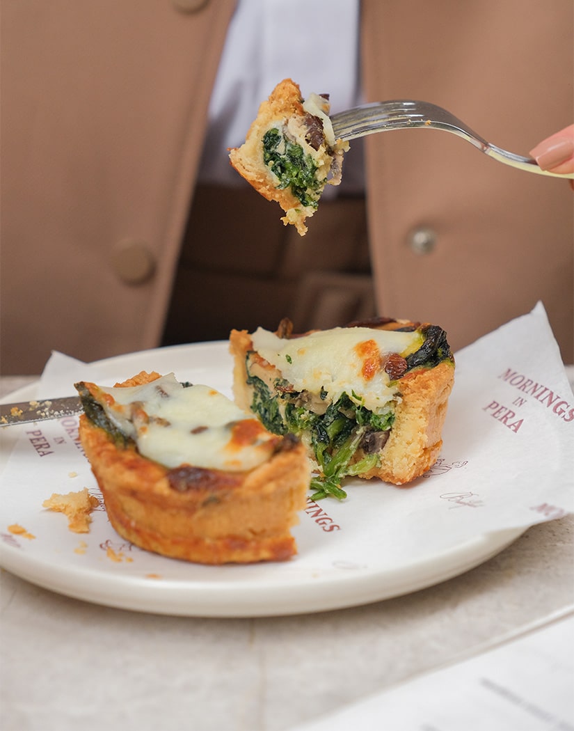 Spinach Mushroom Quiche